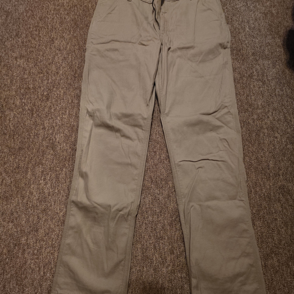 Carhartt Men's Khaki Chinos Insulated